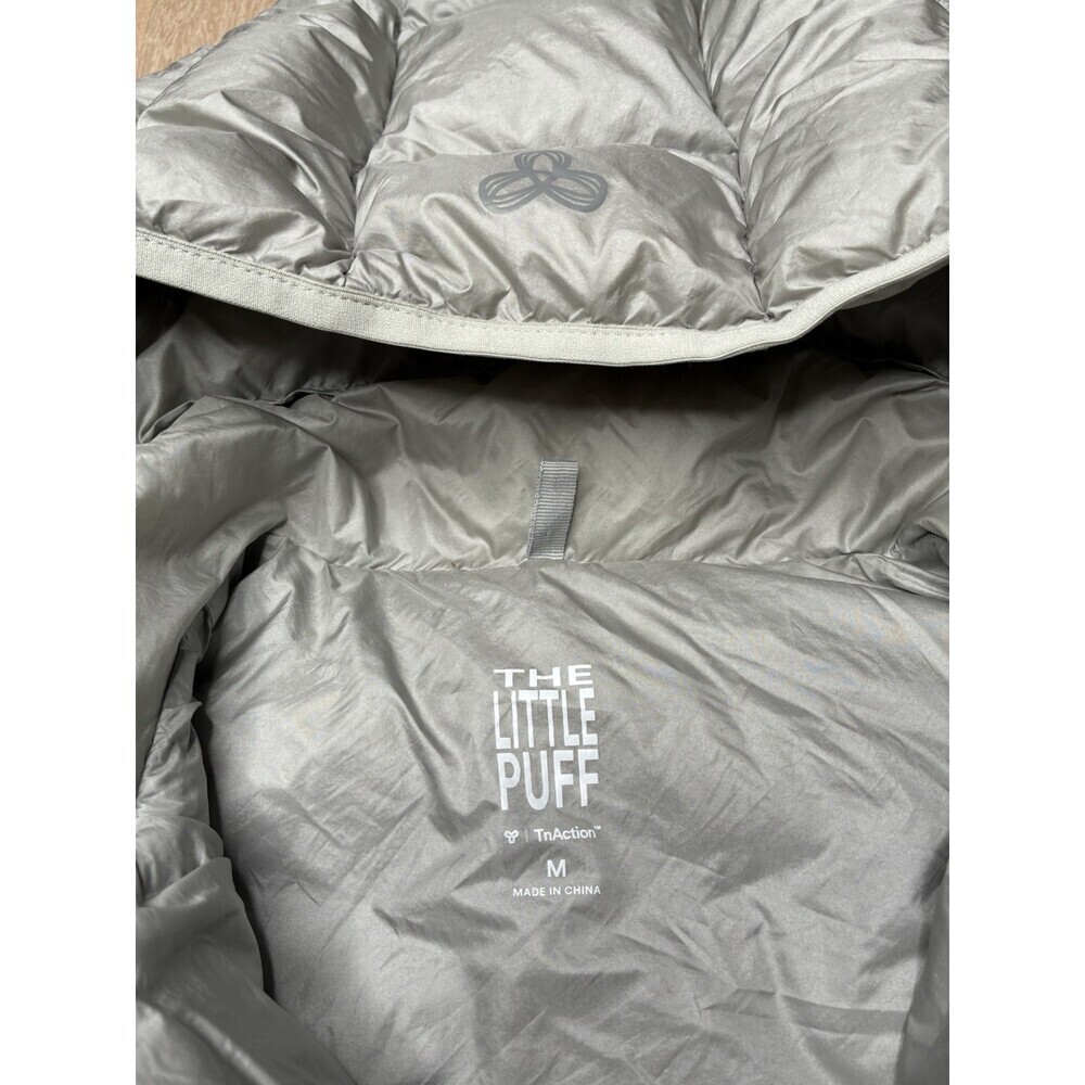 Aritzia TNAction The Little Puff Vest in Marble Gray Size Medium Goose Down - Picture 6 of 11